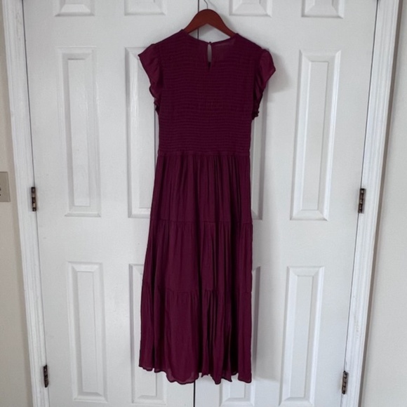 Sweet Wanderer Tiered Prairie Midi Dress XL - Picture 4 of 6